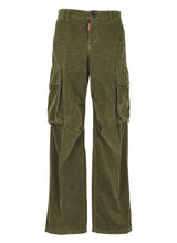 Dsquared2 Corduroy Cargo Trousers - Women - Piano Luigi