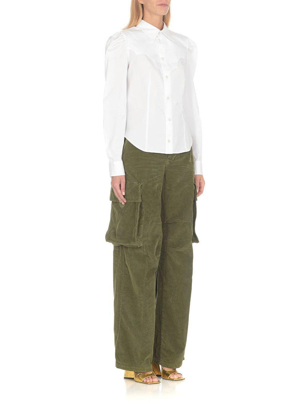 Dsquared2 Corduroy Cargo Trousers - Women - Piano Luigi