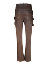 Dsquared2 Cowboy Utility Brown Trousers - Men - Piano Luigi