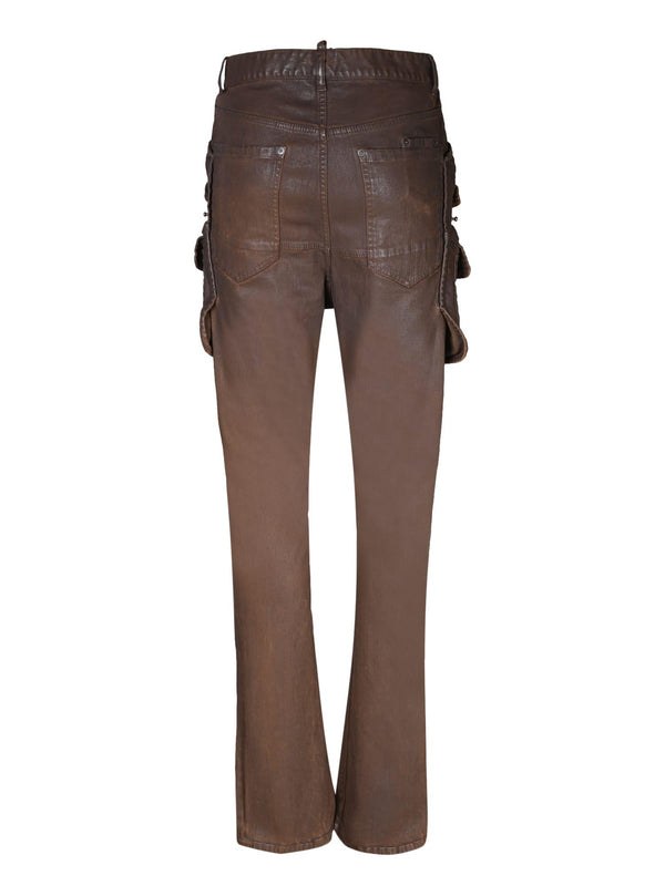 Dsquared2 Cowboy Utility Brown Trousers - Men - Piano Luigi