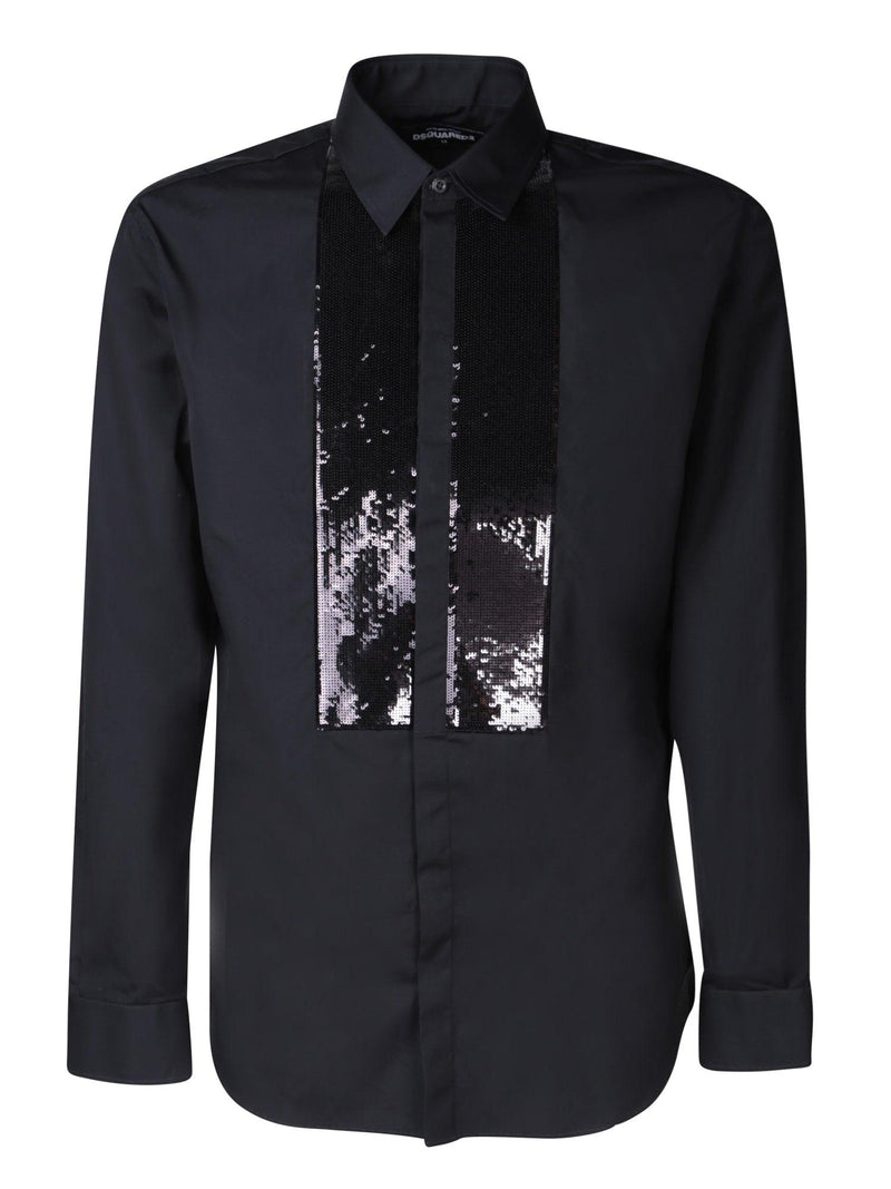 Dsquared2 Dan Tuxedo Black Shirt - Men - Piano Luigi