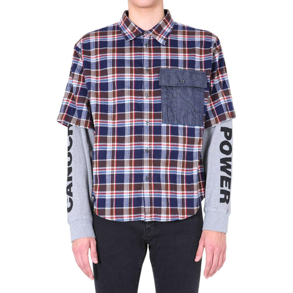 Dsquared2 Double Sleeves Casual Shirt - Men - Piano Luigi