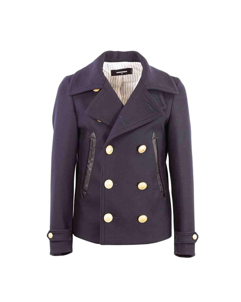 Dsquared2 Dsquared wool blend peacoat coat - Men - Piano Luigi