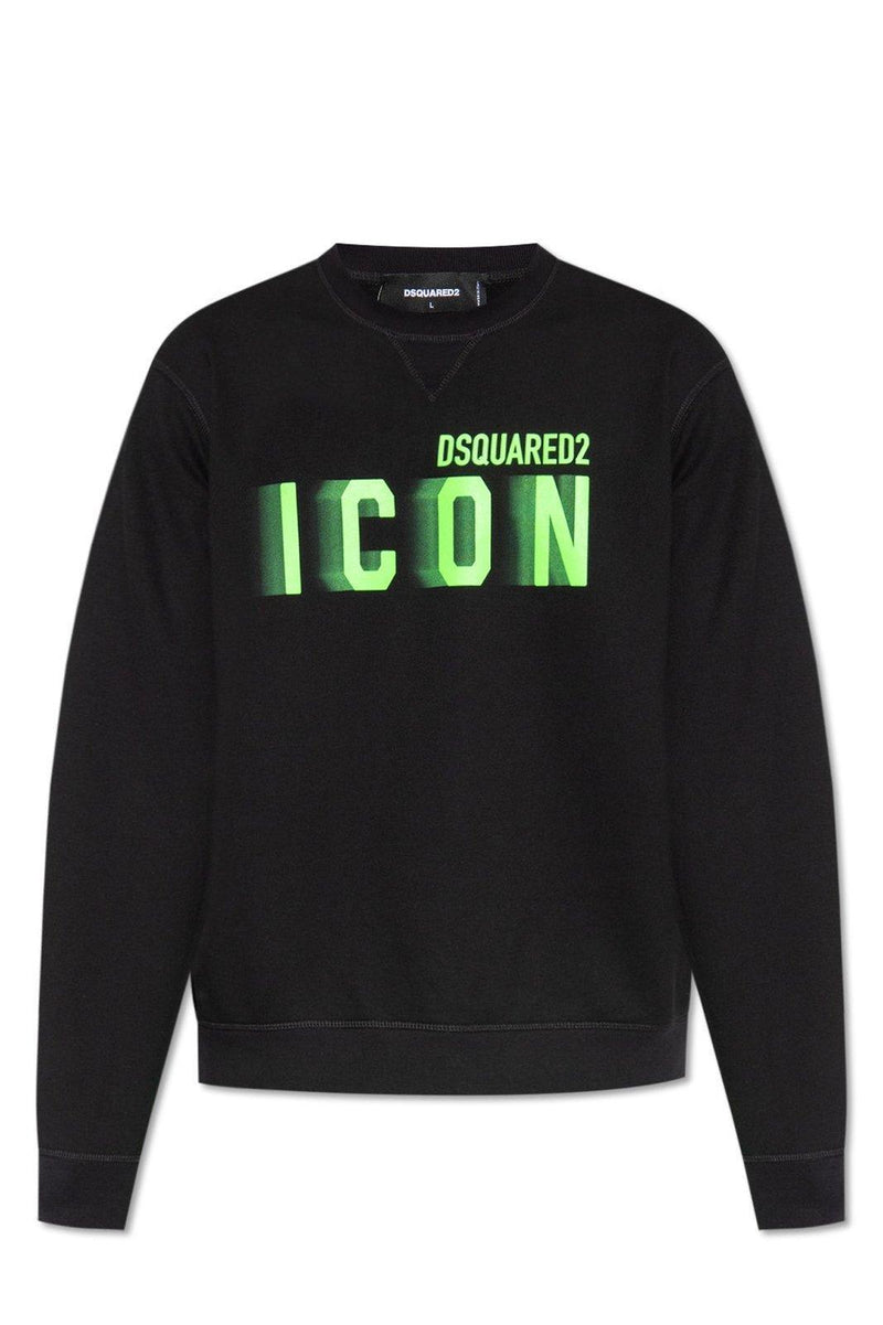 Dsquared2 Icon Printed Crewneck Sweatshirt - Men - Piano Luigi