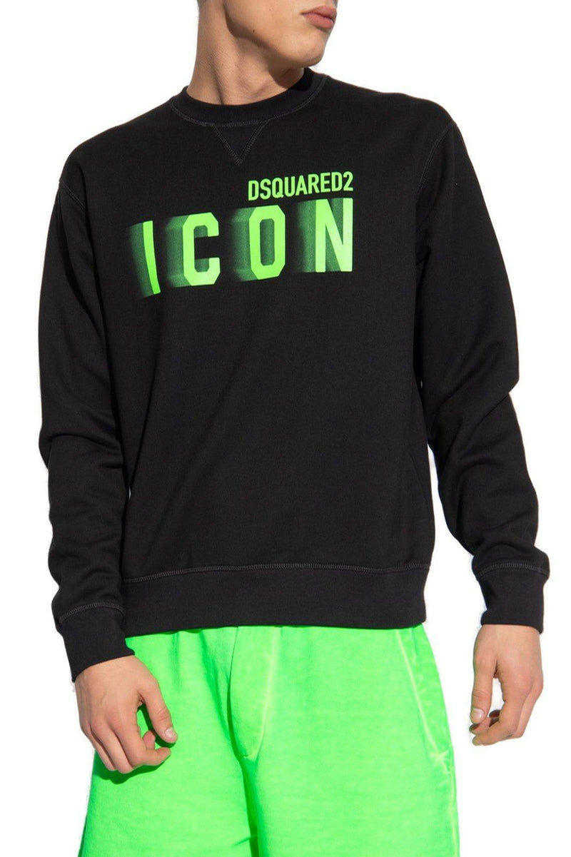 Dsquared2 Icon Printed Crewneck Sweatshirt - Men - Piano Luigi