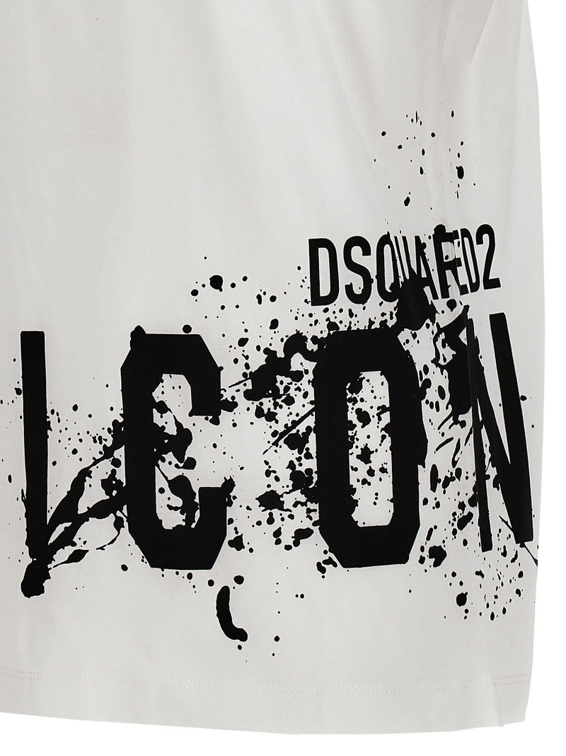 Dsquared2 icon Splash T-shirt - Men - Piano Luigi