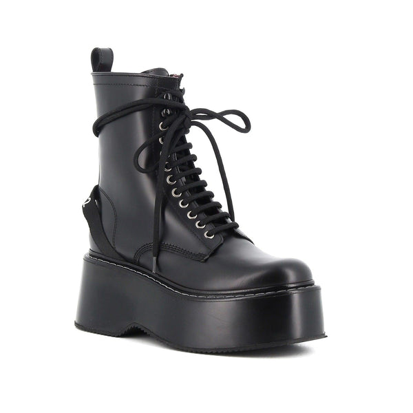 Dsquared2 Lace Up Leather Boots - Women - Piano Luigi