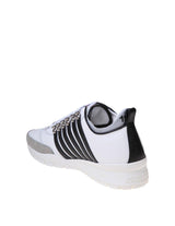 Dsquared2 Legendary Sneakers In Black And White Leather - Men - Piano Luigi