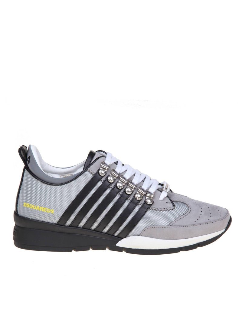 Dsquared2 Legendary Sneakers In Gray And Black Suede - Men - Piano Luigi