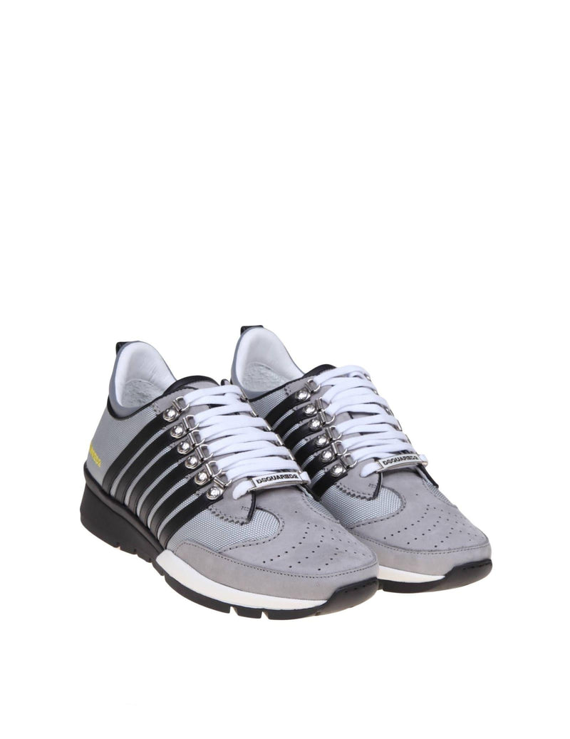 Dsquared2 Legendary Sneakers In Gray And Black Suede - Men - Piano Luigi