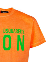Dsquared2 Logo Icon Printed Crewneck T-shirt - Men - Piano Luigi