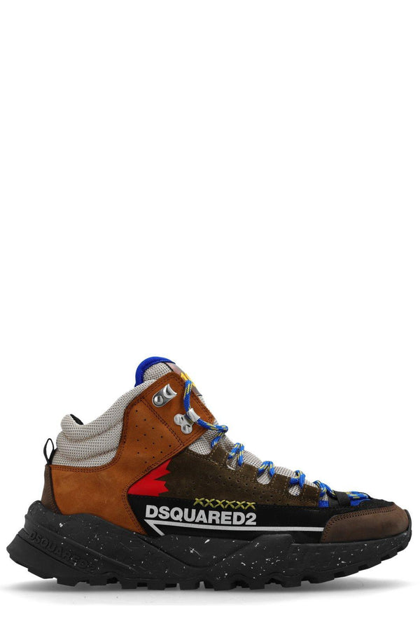 Dsquared2 Logo-printed High-top Lace-up Sneakers - Men - Piano Luigi
