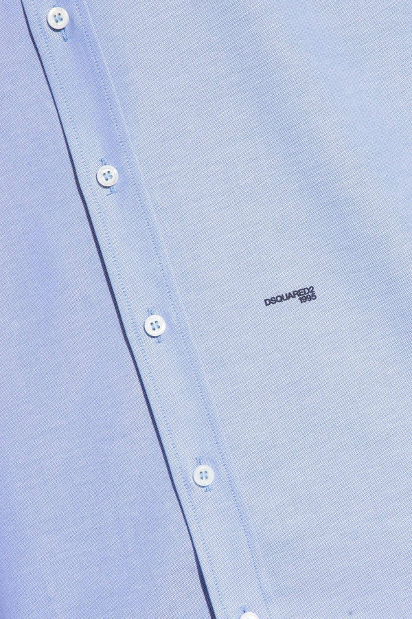 Dsquared2 Logo-printed Long-sleeved Button-up Shirt - Men - Piano Luigi