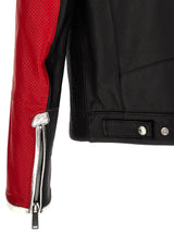 Dsquared2 motorbiker Leather Jacket - Men - Piano Luigi