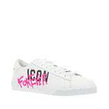 Dsquared2 Printed Leather Sneakers - Women - Piano Luigi