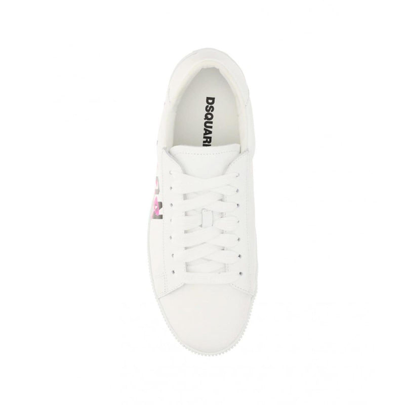 Dsquared2 Printed Leather Sneakers - Women - Piano Luigi