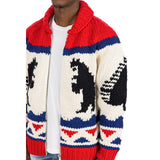 Dsquared2 Printed Wool Cardigan - Men - Piano Luigi