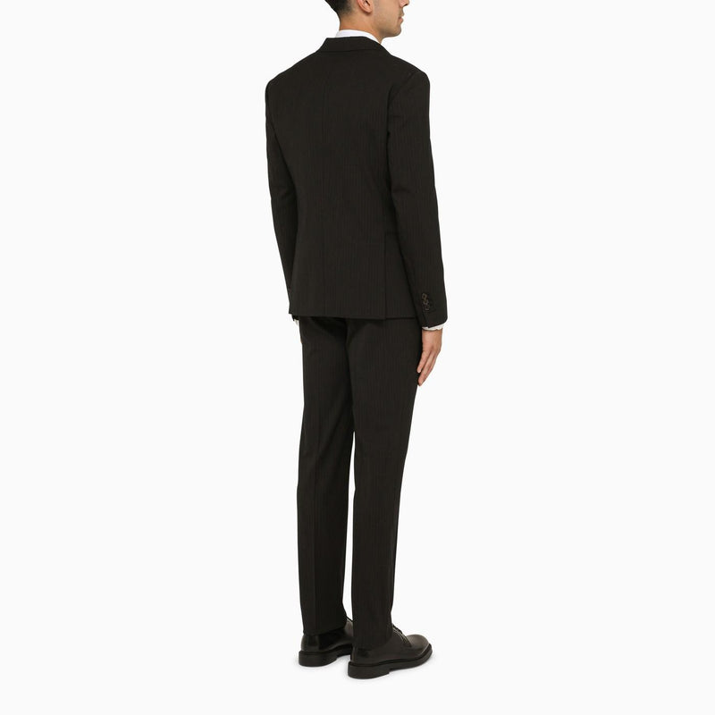 Dsquared2 Single-breasted Pinstripe London Suit - Men - Piano Luigi