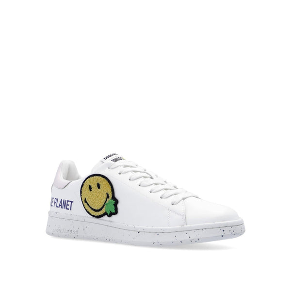 Dsquared2 Smiley Leather Sneakers - Women - Piano Luigi