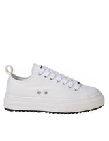 Dsquared2 White Cotton Canvas Sneakers - Men - Piano Luigi