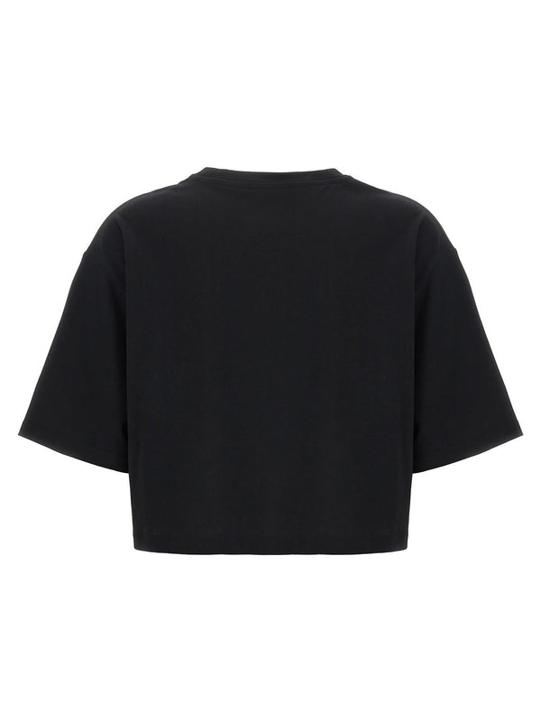 Balmain Logo Cropped T-shirt - Women - Piano Luigi