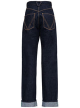 Bottega Veneta Wide Leg Denim Jeans - Women - Piano Luigi