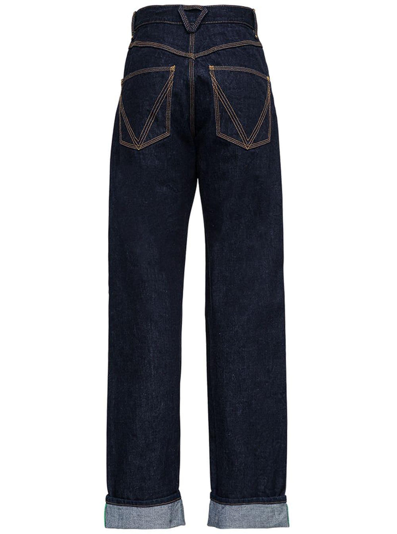 Bottega Veneta Wide Leg Denim Jeans - Women - Piano Luigi