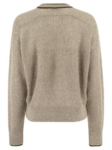 Brunello Cucinelli Active Dazzling Linen Rib Knit - Women - Piano Luigi