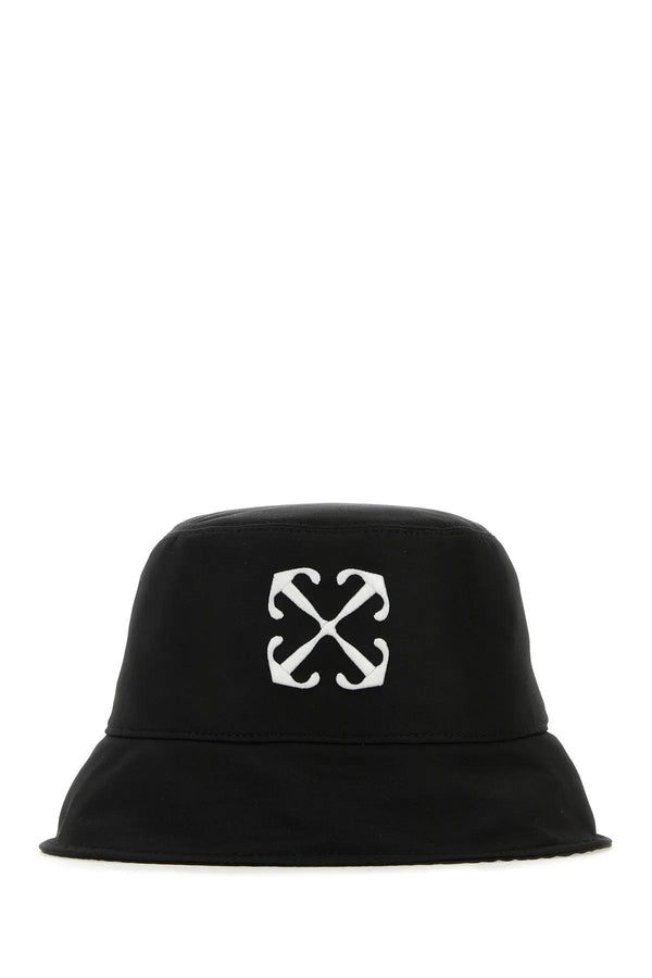 Off-White Black Nylon Bucket Hat - Women - Piano Luigi