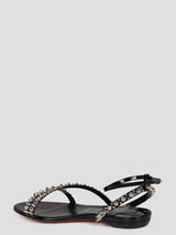 Christian Louboutin Mafaldina Spikes Flat Sandals - Women - Piano Luigi