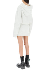 Off-White for All Mini Hooded Sweatdress - Women - Piano Luigi