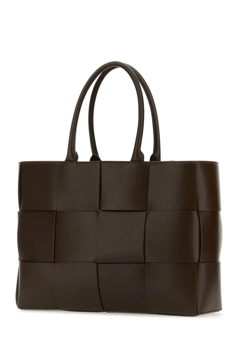 Bottega Veneta Chocolate Leather Medium Arco Shopping Bag - Men - Piano Luigi