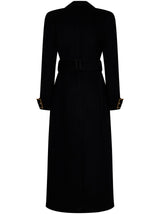 Balmain Long Coat With Belt - Women - Piano Luigi