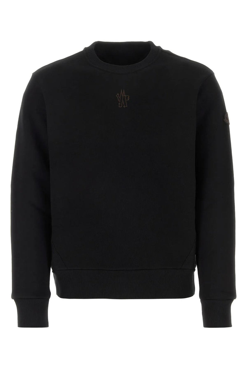 Moncler Black Cotton Sweatshirt - Men - Piano Luigi