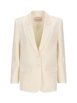 Valentino Toile Iconographe Straight Hem Blazer - Women - Piano Luigi