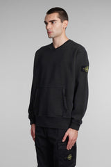 Stone Island Sweatshirt In Black Cotton - Men - Piano Luigi