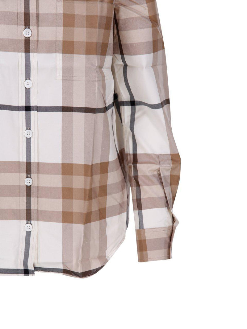 Burberry Checked Long-sleeved Shirt - Women - Piano Luigi