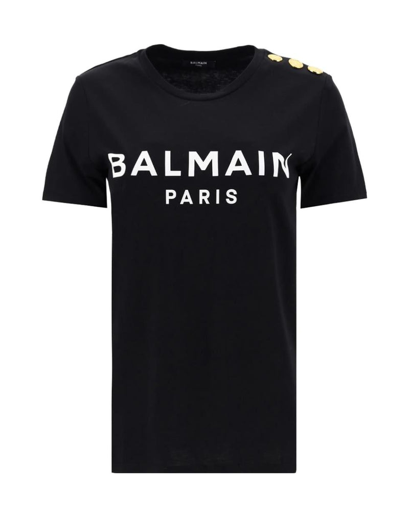 Balmain 3 Btn Printed T-shirt - Women - Piano Luigi