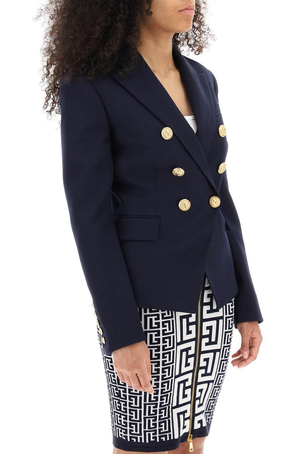 Balmain Stretch Wool Blazer - Women - Piano Luigi