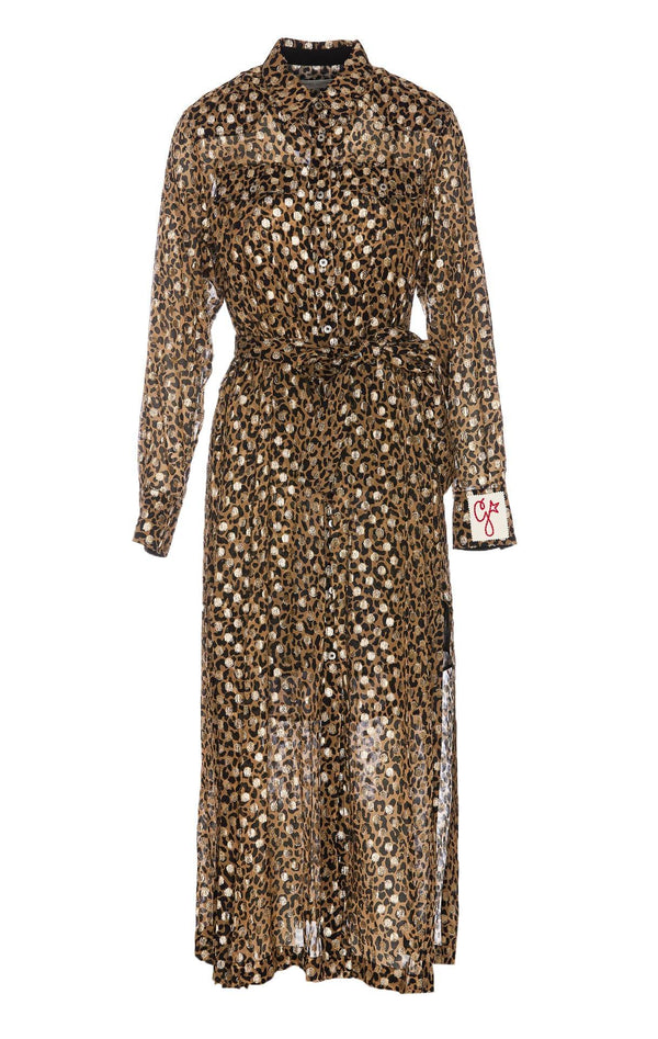 Golden Goose Leopard Long Dress - Women - Piano Luigi