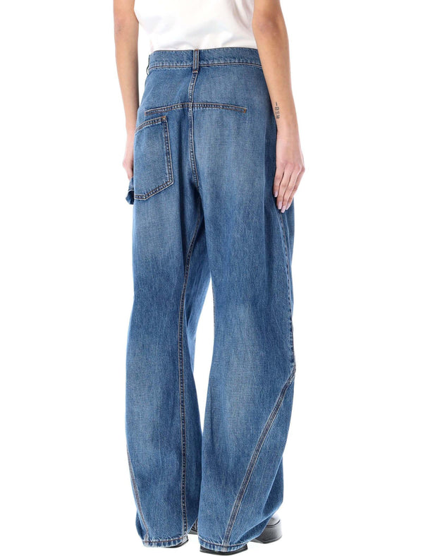 J.W. Anderson Twisted Workwear Jeans - Women - Piano Luigi