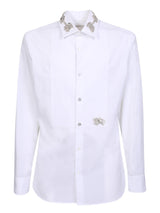 Burberry Formal Shirt With Crystal Applications - Men - Piano Luigi