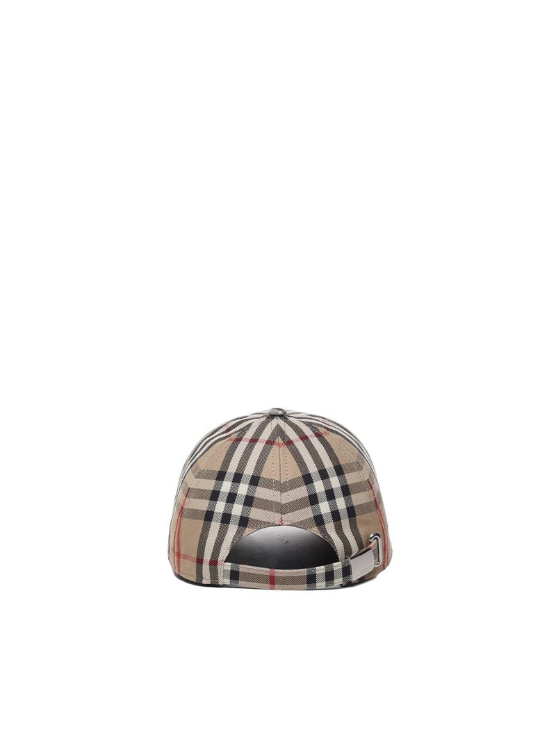 Burberry Vintage Check Hat In Cotton - Women - Piano Luigi