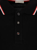 Moncler Black Cottonpolo - Men - Piano Luigi