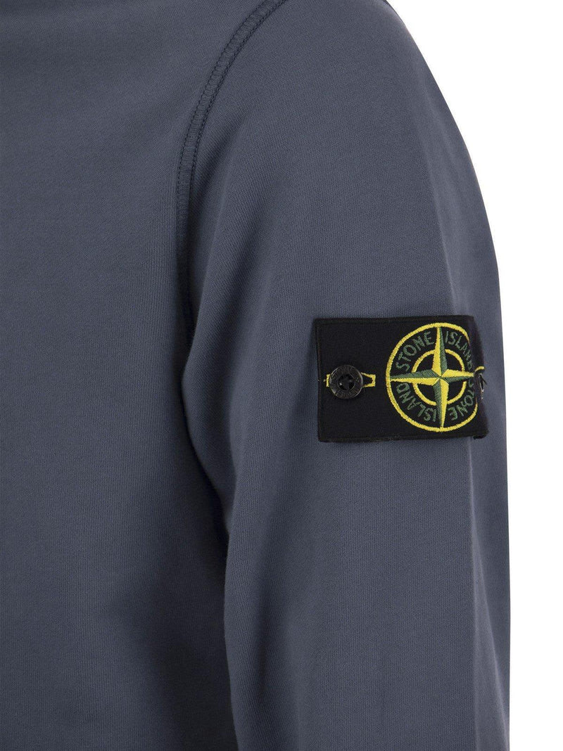 Stone Island Logo Patch Crewneck Sweatshirt - Men - Piano Luigi