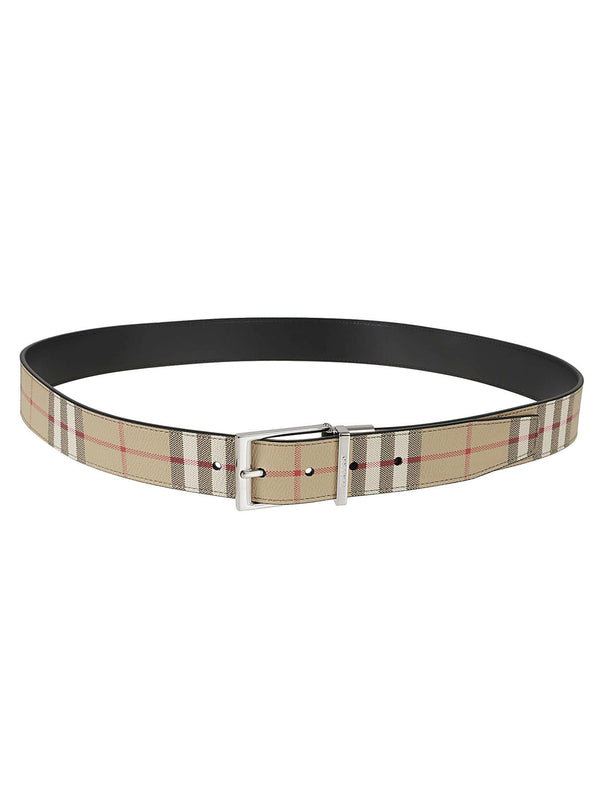 Burberry Classic Checked Belt - Men - Piano Luigi