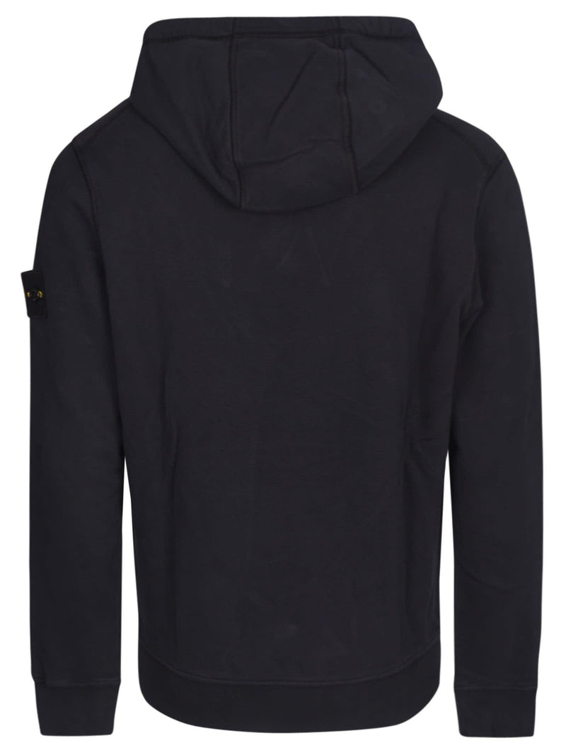 Stone Island Logo Sleeve Hoodie - Men - Piano Luigi