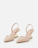 Fendi First Leather Slingback Pumps - Women - Piano Luigi