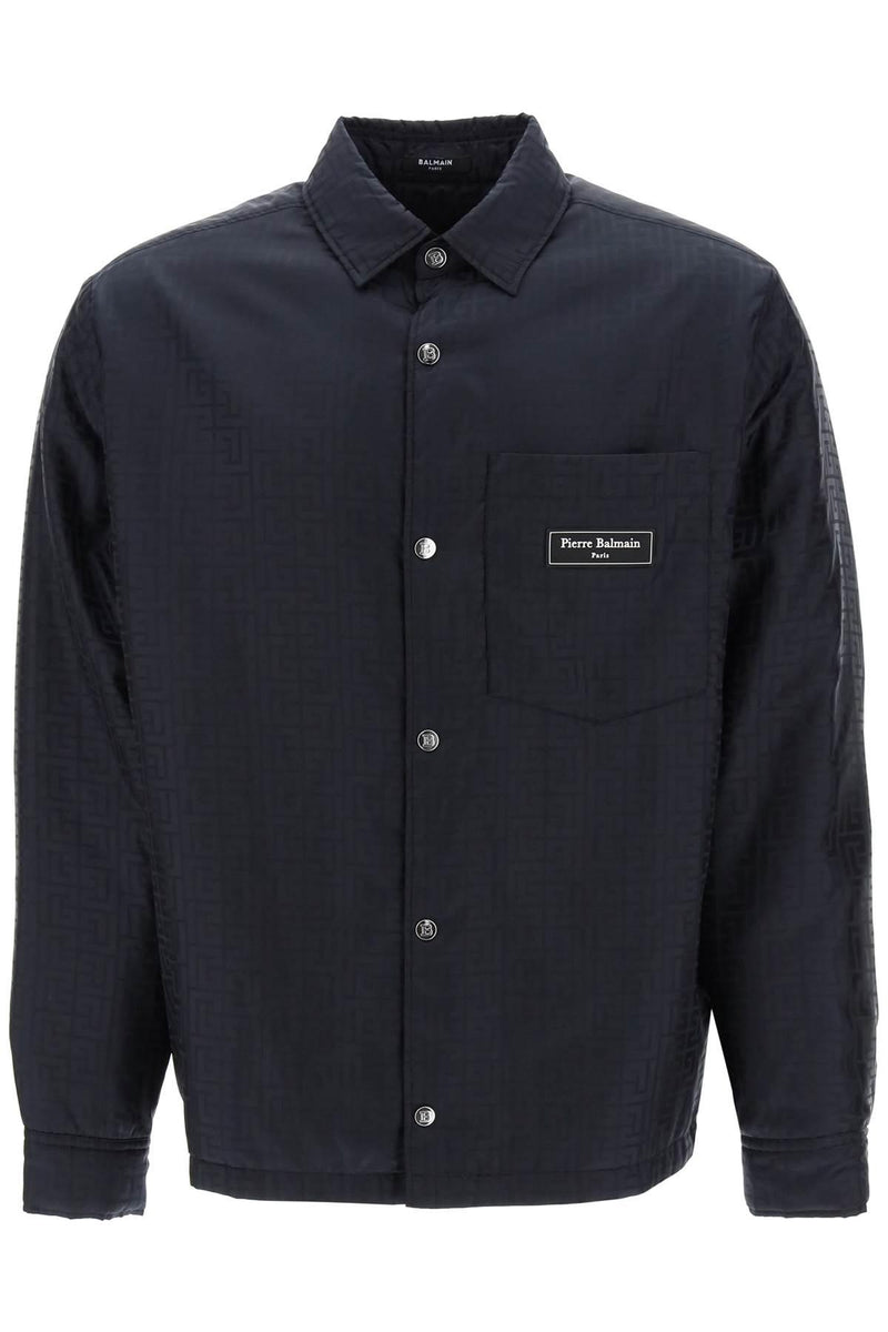 Balmain Monogram Nylon Overshirt - Men - Piano Luigi