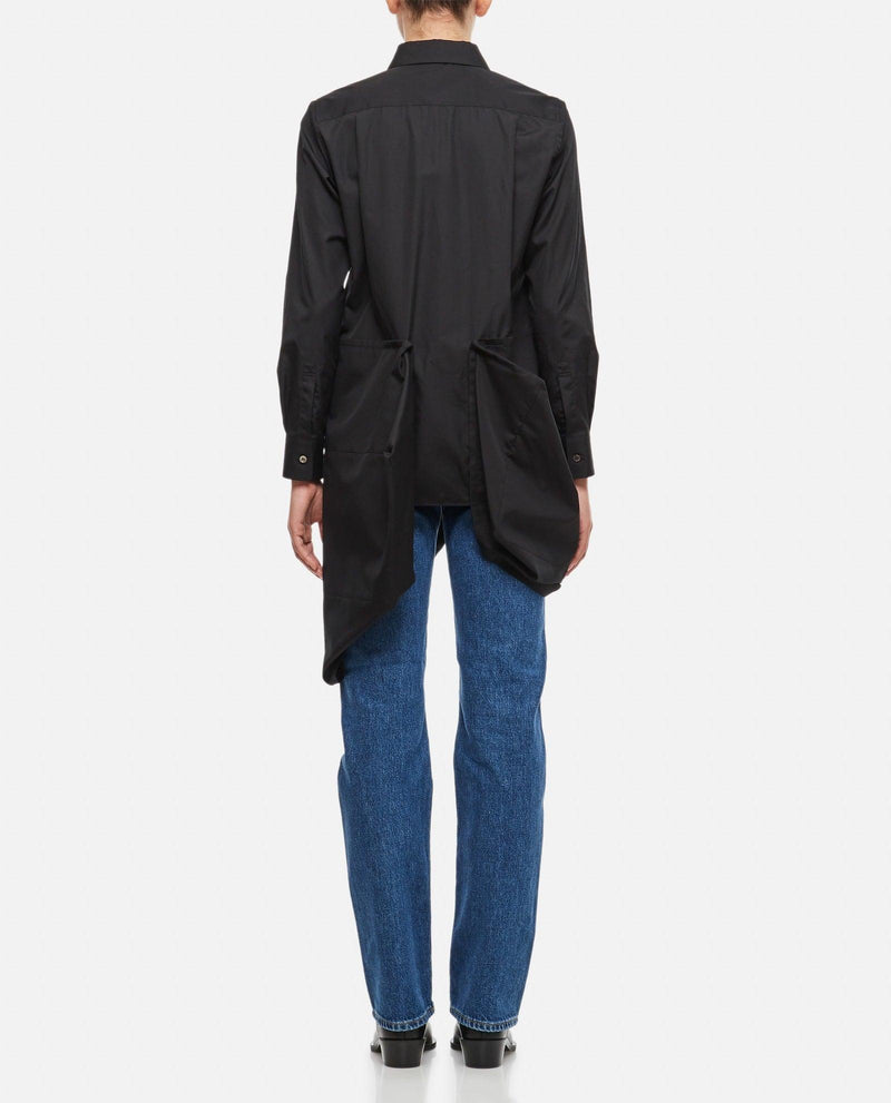 Comme des Garçons Cotton Asymmetric Shirt - Women - Piano Luigi